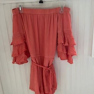 Peach colored romper!
